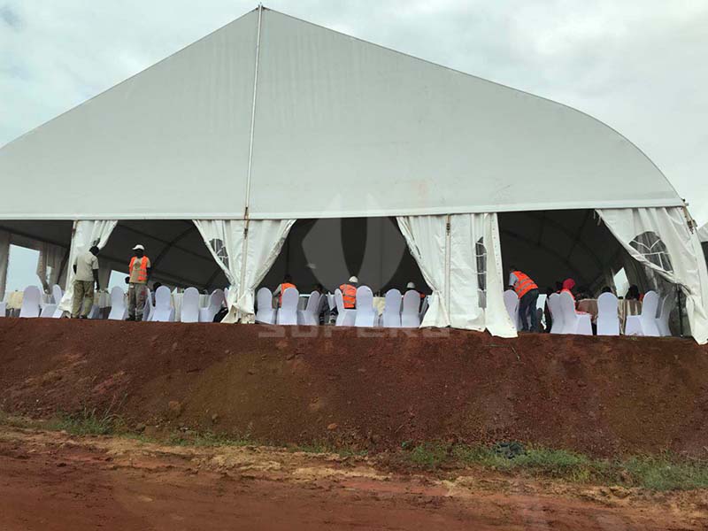 reception catering tent for wedding