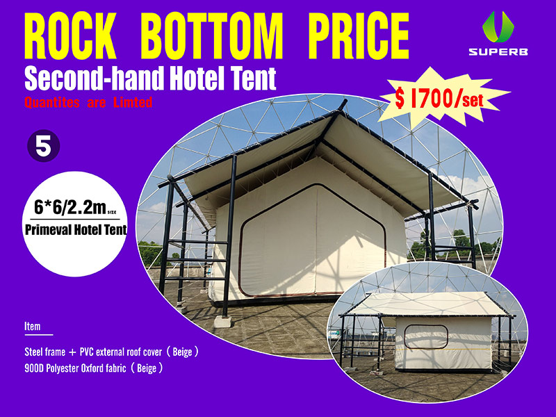  hotel tent promotion