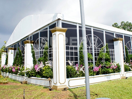 White gardent tienda de eventos al aire libre en singpore