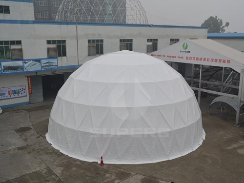 Carpas de cúpula grande blanca de 20 m en venta