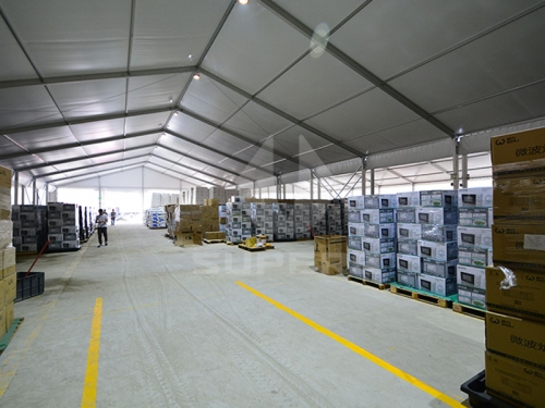 10000 metros cuadrados de carpas de estructura de almacén industrial al aire libre